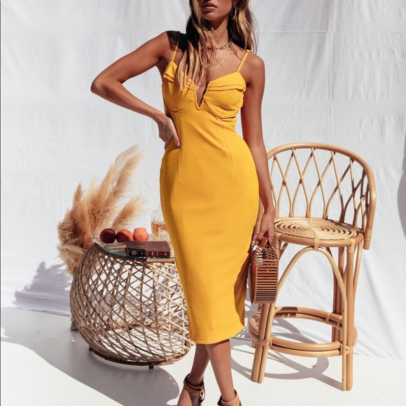 SNDYS Cali Dress in Mango • BNWT • Never Worn • RRP $119 AUD - Picture 2 of 6